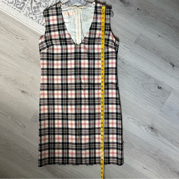 Vintage Pendleton 100% Wool Dress Size 16 Preppy Academia Grunge Mod Lined - Picture 15 of 15